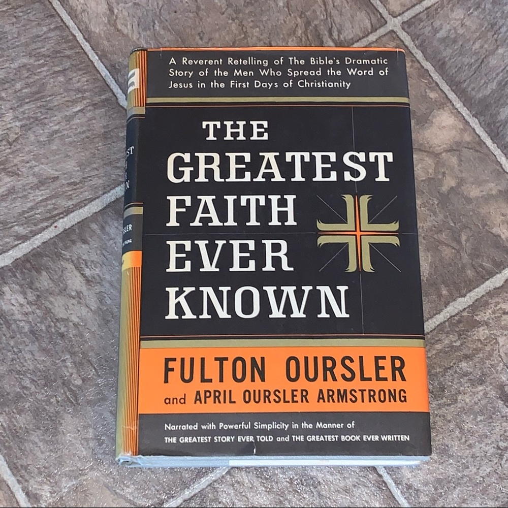 The Greatest Faith Ever Known Hardcover Book // Jesus, Religion, Christianity